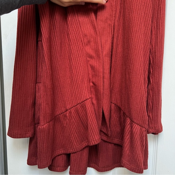 Kohl’s LC Lauren Conrad Tiered Open-Front Cardigan size small - Picture 6 of 7